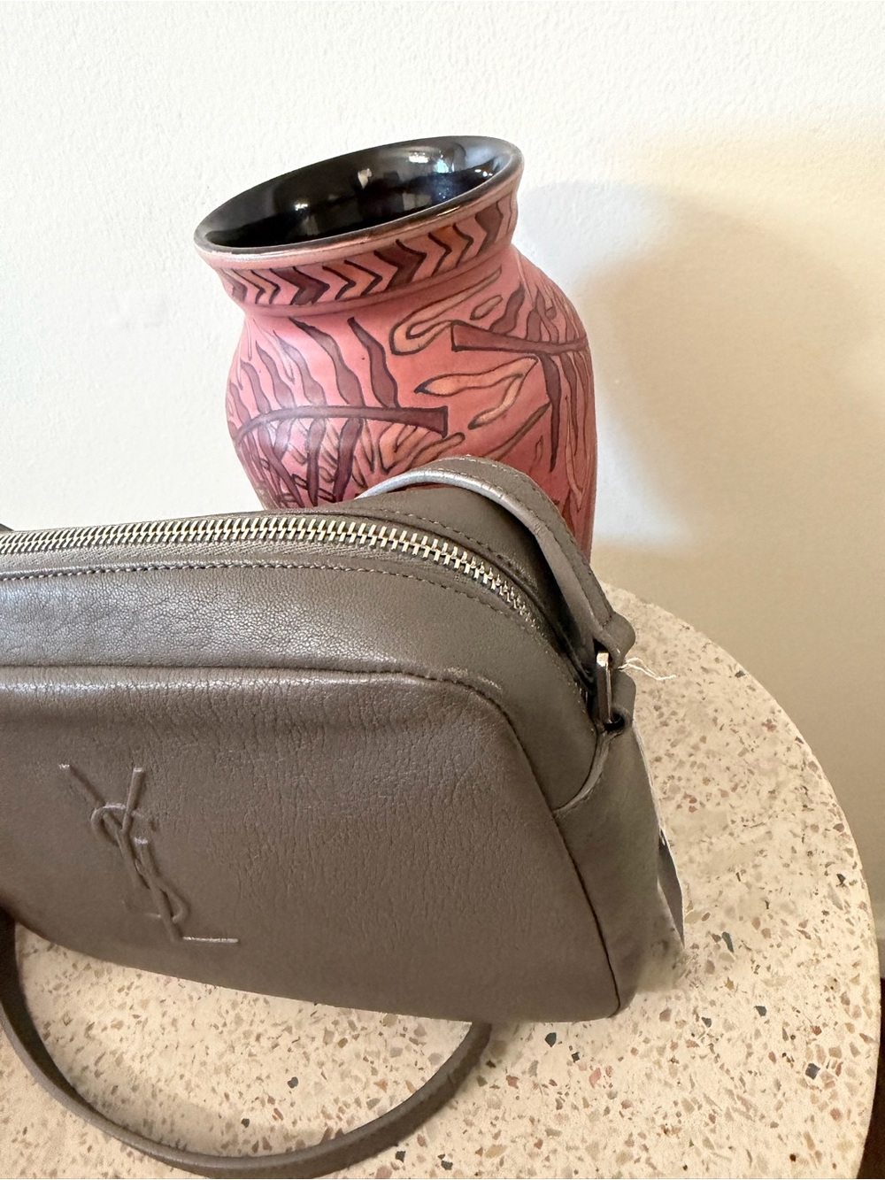 Saint Laurent Lou Camera Bag with Embossed YSL Logo - Picture 8 of 15